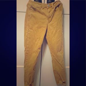 Yellow ae jeans